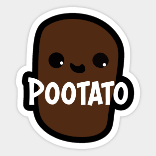 Cute Poo Potato Kawaii Sticker